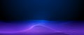 Vector abstract dynamic, wave - flow mesh particles. Illustration futuristic, network technology backgroun