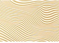 A dynamic wavy Gold pattern on a grey background Royalty Free Stock Photo