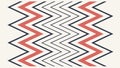 Dynamic Zigzag Pattern Background. Abstract Geometric Line Art Vector, vector design Generative AI Royalty Free Stock Photo