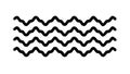 Dynamic Zigzag Wavy Line Pattern Vector. Movement and Energy Flow, vector design Generative AI Royalty Free Stock Photo