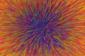 Dynamics for background and design. 3d Bright dynamic abstract background. Explosive multicolored background Royalty Free Stock Photo