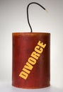 Dynamite Depicts Divorce Danger Royalty Free Stock Photo