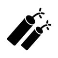 Dynamite Vector icon which can easily modify or edit Royalty Free Stock Photo