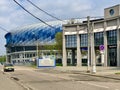 Dynamo Central Stadium Entrance, Moscow, Russia.