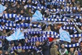 Dynamo Kiev team supporters show their support