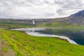 Dynjandi waterfalls, in the west fjords