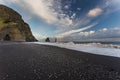 Dyrholaey, Iceland. Black beach