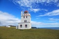Dyrholaey Lighthouse in Iceland Royalty Free Stock Photo