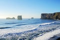 Dyrholaey natural arch south coast Iceland