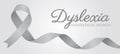 Dyslexia Awareness Month Banner Illustration Royalty Free Stock Photo