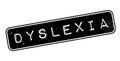 Dyslexia rubber stamp