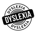 Dyslexia rubber stamp