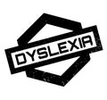 Dyslexia rubber stamp