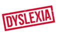 Dyslexia rubber stamp