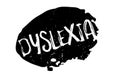 Dyslexia rubber stamp