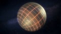 Dyson Sphere - 3D rendering Royalty Free Stock Photo