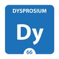Dysprosium Chemical 66 element of periodic table. Molecule And Communication Background. Dysprosium Chemical Dy, laboratory and