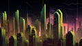 Dystopian Neon Metropolis