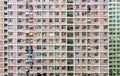 Dense Grid of Residential Housing, Hong Kong Royalty Free Stock Photo