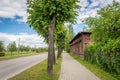 Dzelzcela street view in Gulbene, Latvia