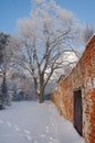 Dzerzhinsky, Russia - December, 2016: Ugresha Monastery in a winter day