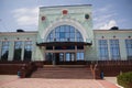 Dzhankoy, Crimea - July 31, 2018: The building of the railway station