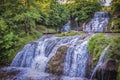 Dzhurynskyi Waterfall in Ukraine