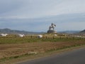 Dzjengis Khan statue Mongolia Royalty Free Stock Photo