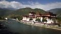 Dzong Royalty Free Stock Photo