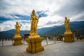 Big Buddha statue in Bhutan Himalayas mountain