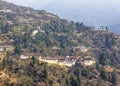 The dzong of Trongsa Royalty Free Stock Photo