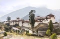 The dzong of Trongsa Royalty Free Stock Photo