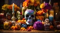 DÃÂ­a de los Muertos (Mexico) - Honoring deceased loved ones with colorful altars and offerings