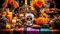 DÃÂ­a de los Muertos (Mexico) - Honoring deceased loved ones with colorful altars and offerings