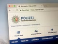 Homepage of The North Rhine-Westphalia Police