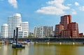 DÃÂ¼sseldorf Media Harbor with Gehry buildings