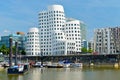 DÃÂ¼sseldorf Media Harbor with Gehry buildings