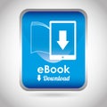 E-book concept Royalty Free Stock Photo