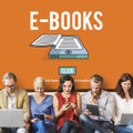 E-book E-Learning Electronic Internet Mobility Concept