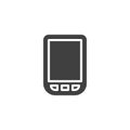 E-book reader vector icon