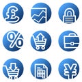 E-business web icons Royalty Free Stock Photo