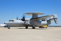 E-2C Hawkeye radar plane Royalty Free Stock Photo