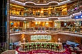 e Centrum bar on the cruise ship Serenade of the Seas Royalty Free Stock Photo