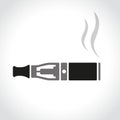 E-cigarette icon on white background