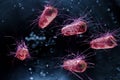 E.Coli Bacteria Cells Royalty Free Stock Photo