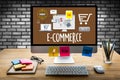 E-Commerce Add to Cart Online Order Store Buy shop Online paym Royalty Free Stock Photo