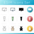 E commerce category icons set Royalty Free Stock Photo