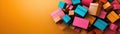 E-commerce explosion, dynamic fractal patterns, 3D illustration