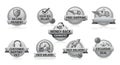 E-commerce Guarantee Badges and Icons Set Royalty Free Stock Photo