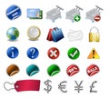 E-commerce icon set Royalty Free Stock Photo